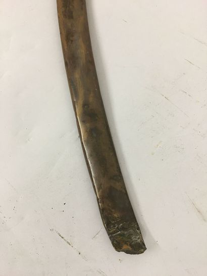 Fourreau de sabre de cavalerie, en cuir,...