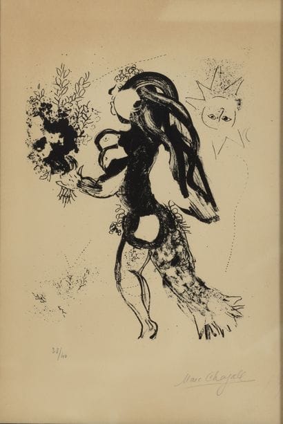 Marc CHAGALL (1897-1985) L'Offrande planche...