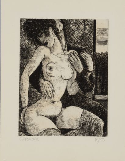 Marcel GROMAIRE (1892 1971) Le Couple. 1935....