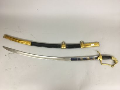 Sabre d'officier d'état-major, garde à une...