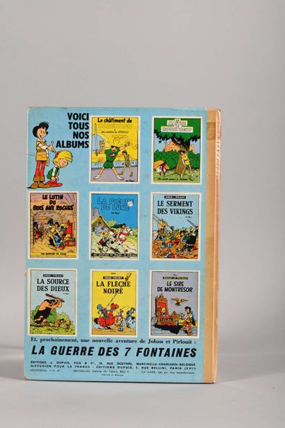 PEYO
Johan et Pirlouit
La flûte à six schtroumpfs
Edition...