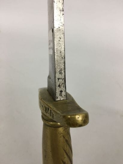 Glaive d'infanterie ou d'artillerie, poignée...