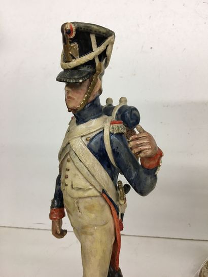 2 statuettes en faïence par Bernard Belluc...