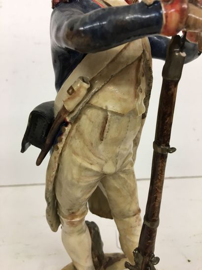 Statuette en faïence par Bernard Belluc (né...