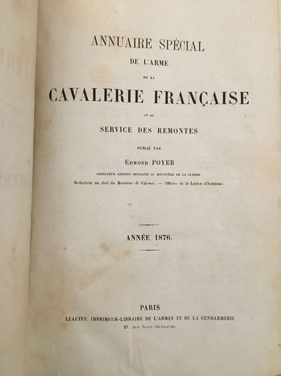 Lieutenant-colonel Bourdériot : Ecole spéciale...