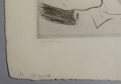 Paul HELLEU (1859-1927) Quatre profils de...