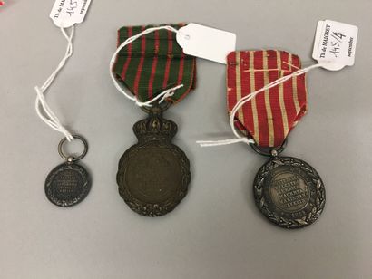 Une médaille de la Campagne d'Italie (1859),...