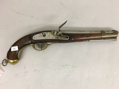 Pistolet de cavalerie autrichien à silex,...