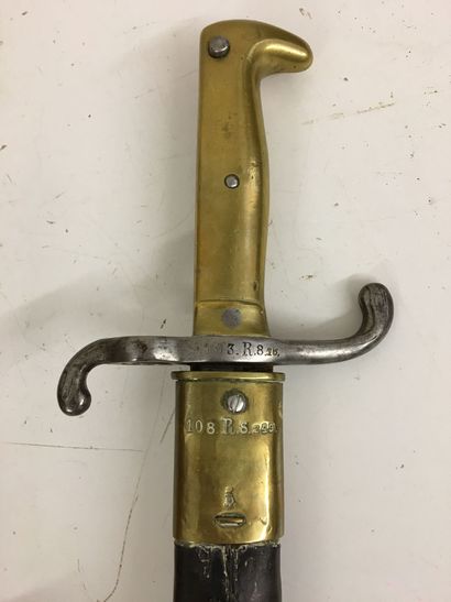 Sabre baïonnette, modèle 1871 d'Infanterie,...