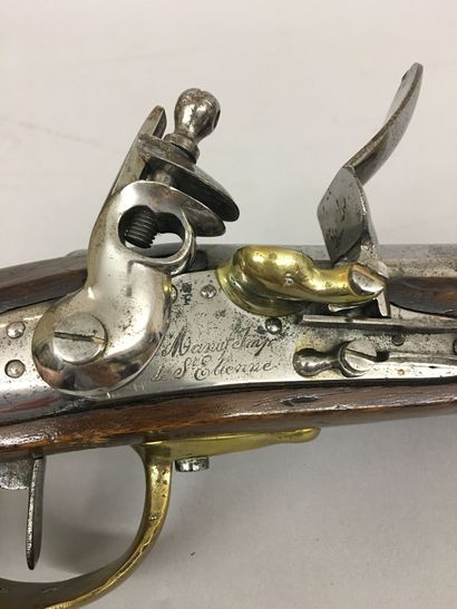 Pistolet de cavalerie, modèle an XIII, canon...
