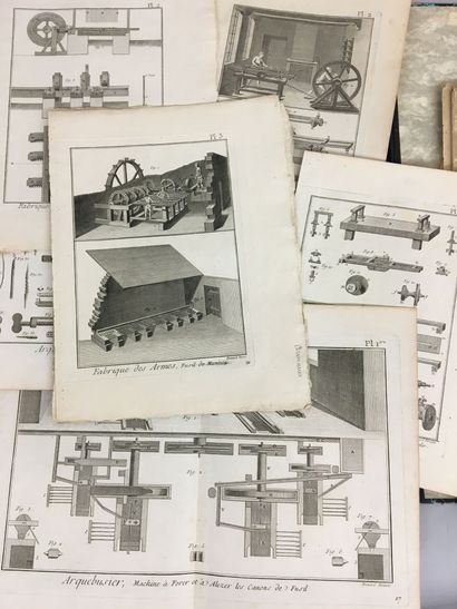 Ensemble de documents et gravures diverses...