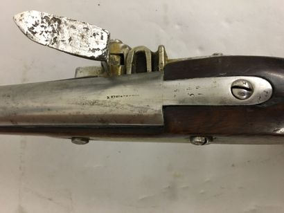 Pistolet de cavalerie autrichien à silex,...