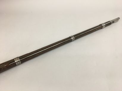 Intéressant fusil de chasse à silex espagnol,...