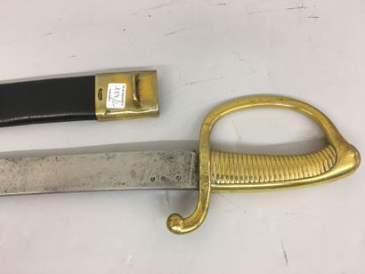 Un briquet d'infanterie modèle an IX, poinçonné...