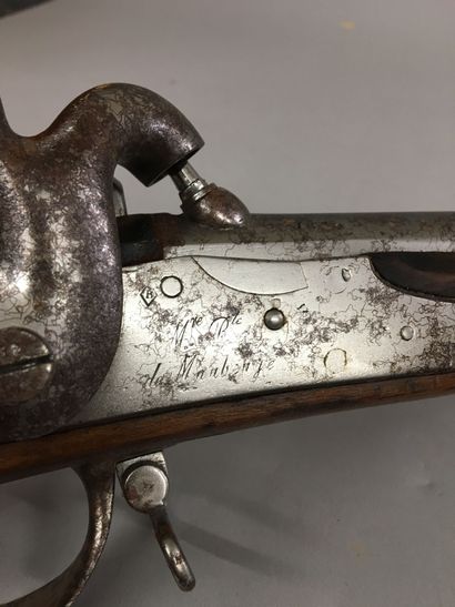 Fusil à percussion modèle 1822 T bis, canon...