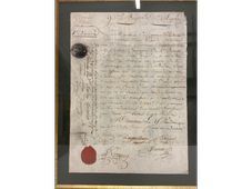Certificat de bonne conduite, armée d'Italie,...