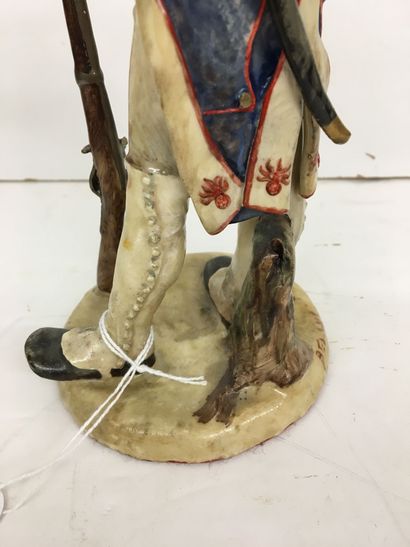Statuette en faïence par Bernard Belluc (né...