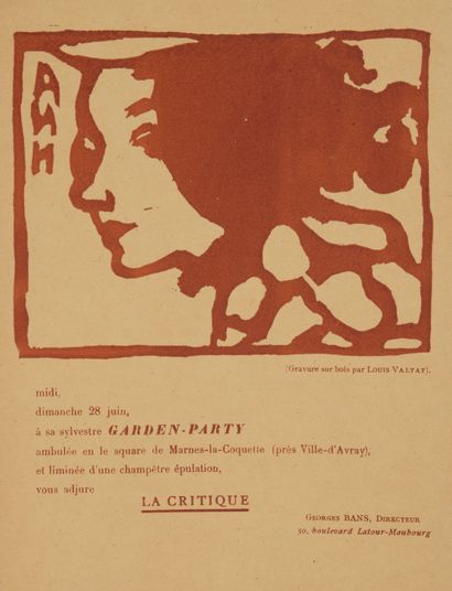 Louis VALTAT (1860 1952) Ann, illustration...