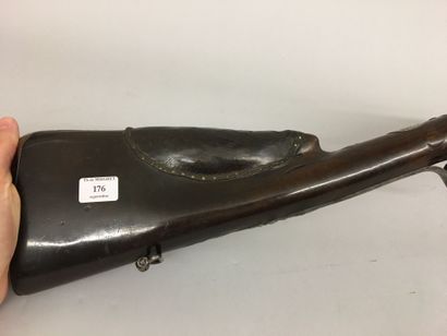 Fusil de chasse à silex à double canon en...