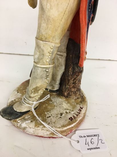 2 statuettes en faïence par Bernard Belluc...