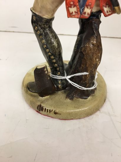 2 statuettes en faïence par Bernard Belluc...