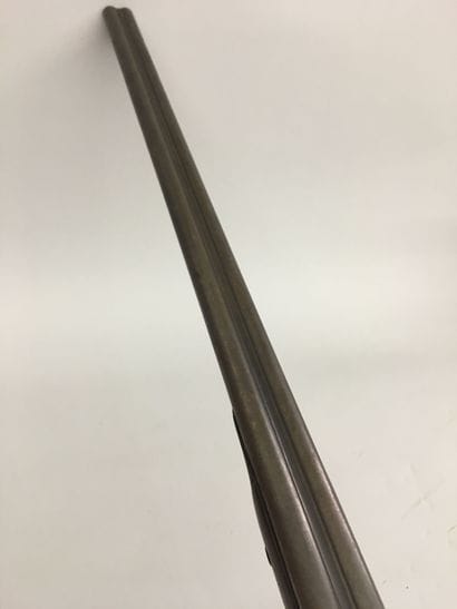 Fusil de chasse à silex à double canon en...