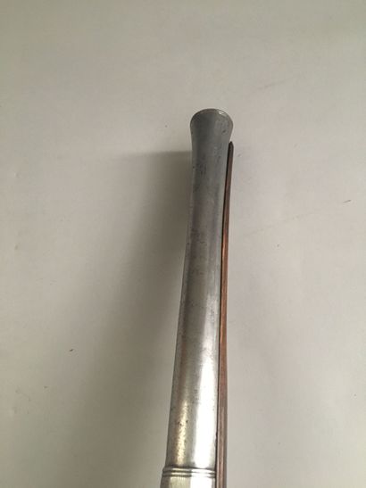 Petit tromblon à silex, canon à pans puis...