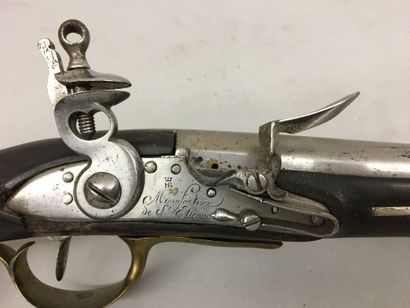 Pistolet à silex de cavalerie, modèle 1763-1774,...