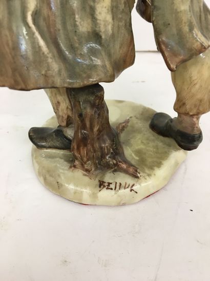 Statuette en faïence par Bernard Belluc (né...