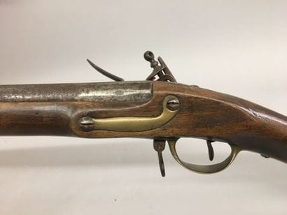 Fusil à silex de marine probablement des...