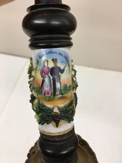 1 grande pipe de réserviste allemand, fourneau...