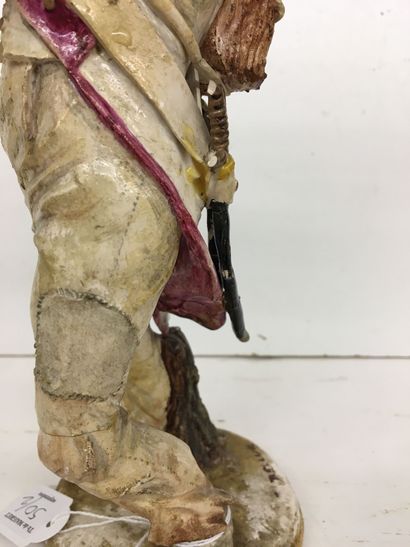 2 statuettes en faïence par Bernard Belluc...