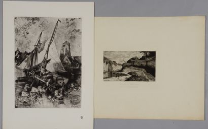 DIVERS ARTISTES XIXe. Estampes par Appian...