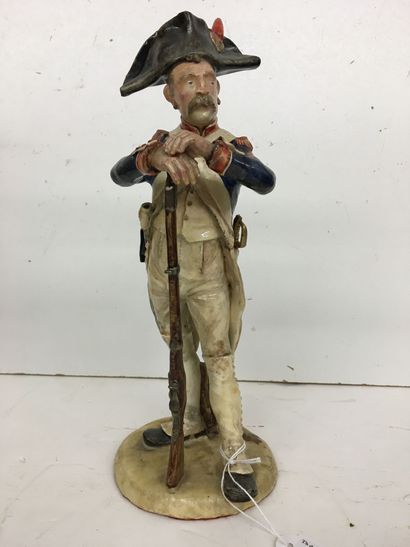 Statuette en faïence par Bernard Belluc (né...