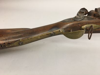 Fusil à silex de marine probablement des...