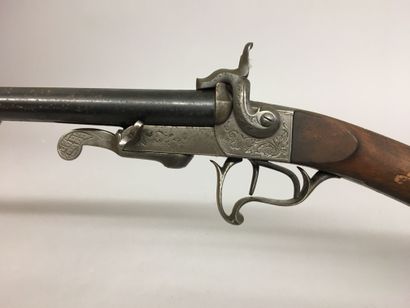 Petite carabine de chasse à broche à double...