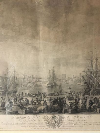 Eau-Forte et burin d’après Vernet Joseph...
