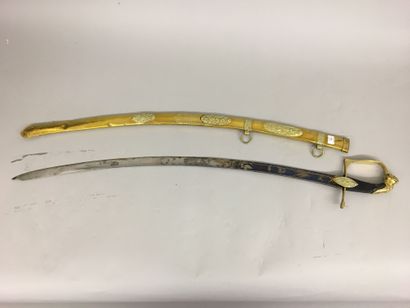 Sabre d'officier supérieur de cavalerie légère,...