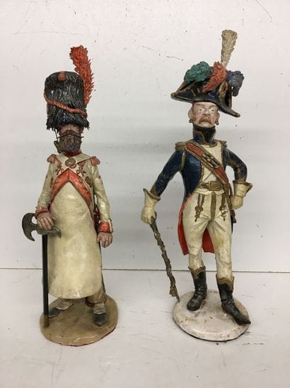 2 statuettes en faïence par Bernard Belluc...