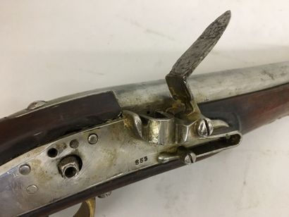 Pistolet de cavalerie autrichien à silex,...
