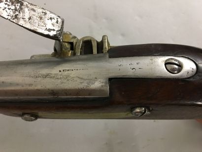 Pistolet de cavalerie autrichien à silex,...
