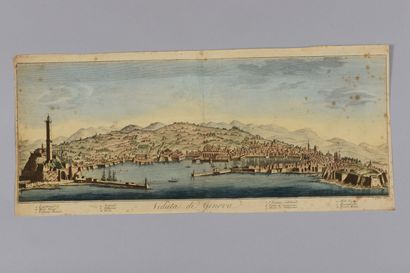 Cosimo ZOCCHI (1714-1788) - Veduta di Genova....