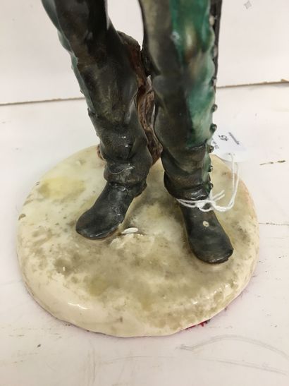 Statuette en faïence par Bernard Belluc (né...