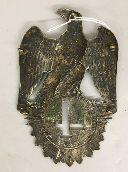 Plaque de chabraque de lancier, 4e régiment...