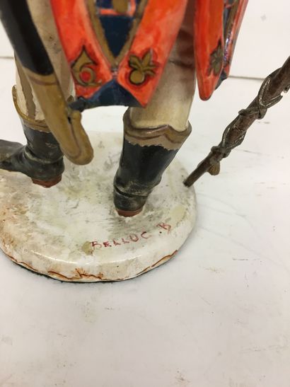 2 statuettes en faïence par Bernard Belluc...