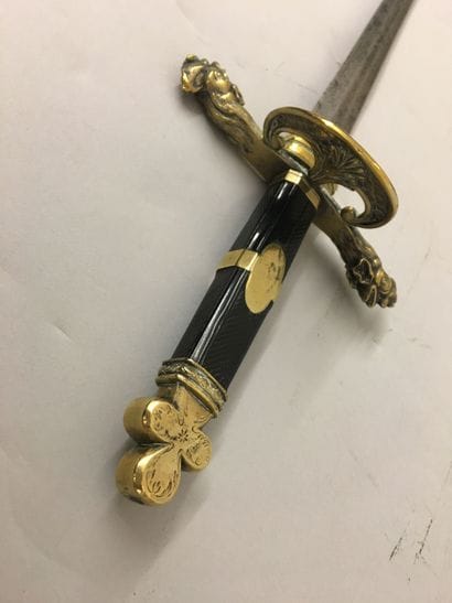 Glaive de général ou de commissaire des guerres,...