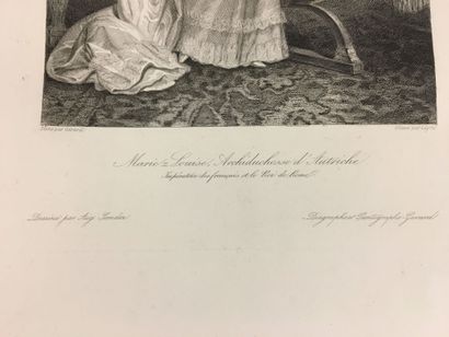 Important recueil de gravures concernant...