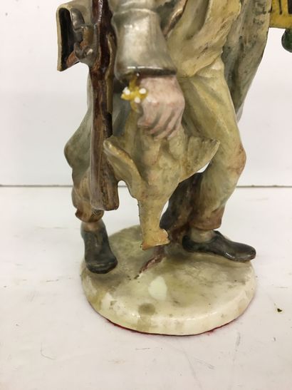 Statuette en faïence par Bernard Belluc (né...