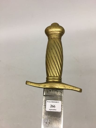 Glaive d'infanterie ou d'artillerie, poignée...