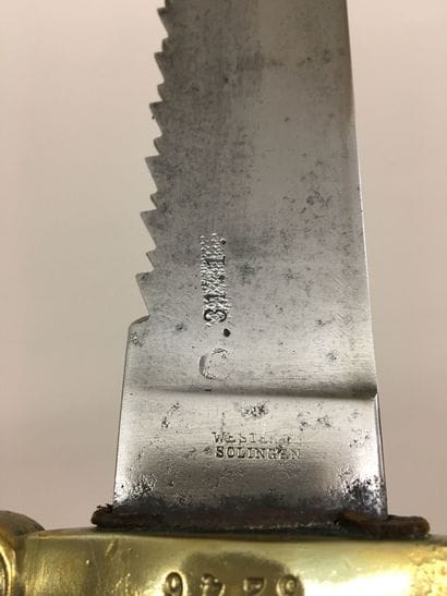 Glaive du génie de type 1831, lame à dents...